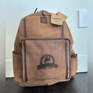 NTW STS Ranchwear Foreman Genuine Leather Backpack - Reno Rodeo Branded